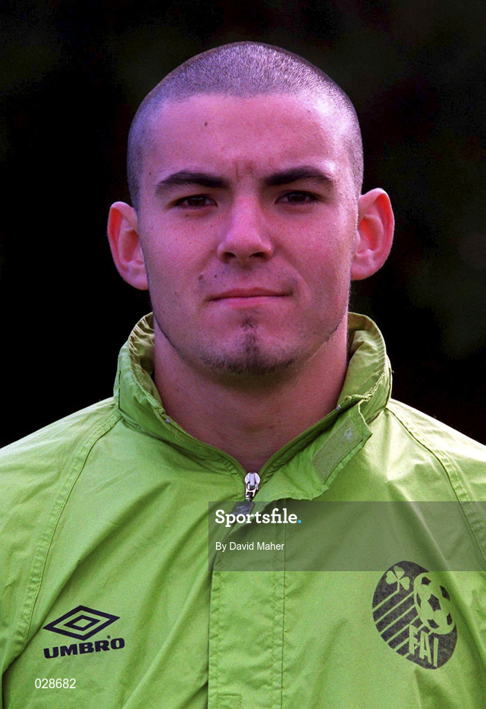 29 October 1999; David Murphy during a Republic of Ireland U16 squad training session in Dublin. Photo by David Maher/Sportsfile