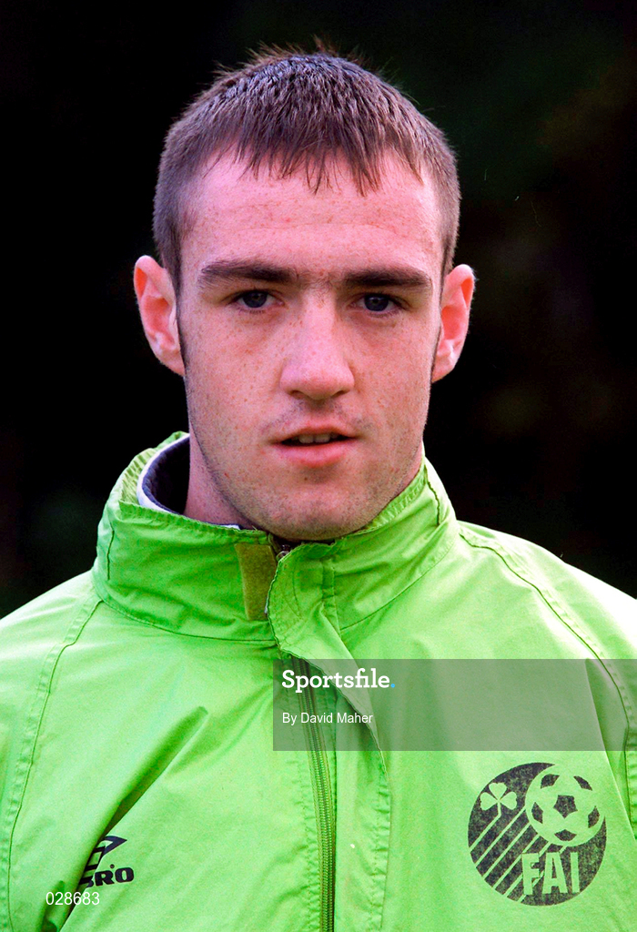 29 October 1999; David Nash during a Republic of Ireland U16 squad training session in Dublin. Photo by David Maher/Sportsfile