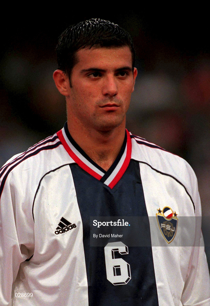 1 September 1999; Dejan Stankovic of Yugoslavia during the UEFA European Championships Qualifier match between Republic of Ireland and Yugoslavia at Lansdowne Road in Dublin. Photo by David Maher/Sportsfile