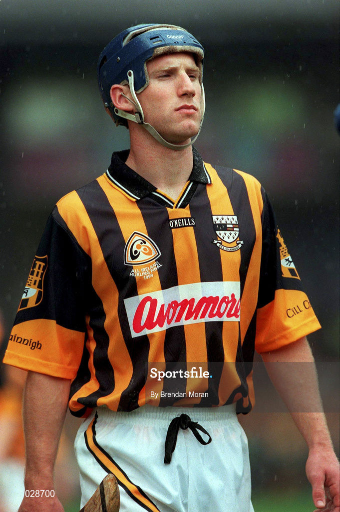 12 September 1999; Denis Byrne of Kilkenny during the All Ireland Senior Hurling Championship Final match between Cork and Kilkenny at Croke Park in Dublin. Photo by Brendan Moran/Sportsfile