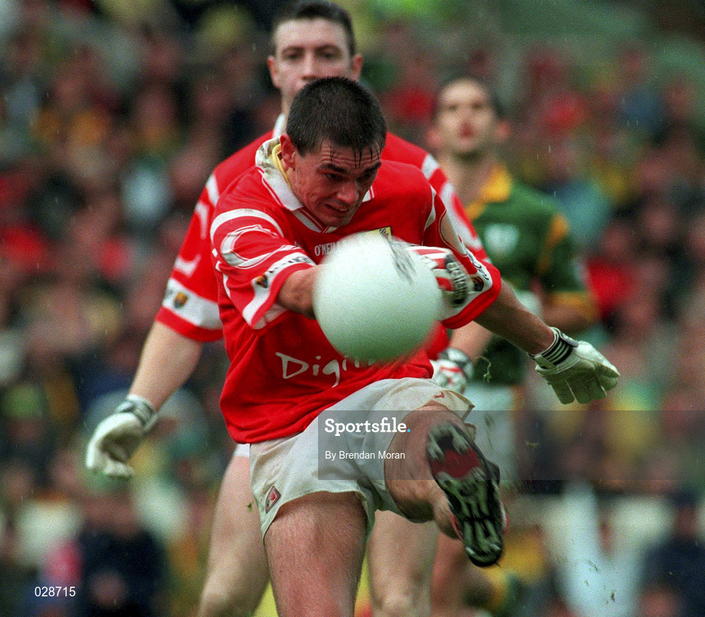 26 September 1999; Don Davis of Cork during the GAA Football All-Ireland Senior Championship Final match between Meath and Cork at Croke Park in Dublin. Photo by Brendan Moran/Sportsfile