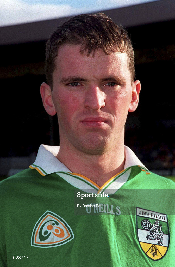 31 October 1999; Donal Claffey of Offaly prior to the National Football League match between Offaly and Louth at O'Connor Park in Tullamore, Offaly. Photo by Damien Eagers/Sportsfile
