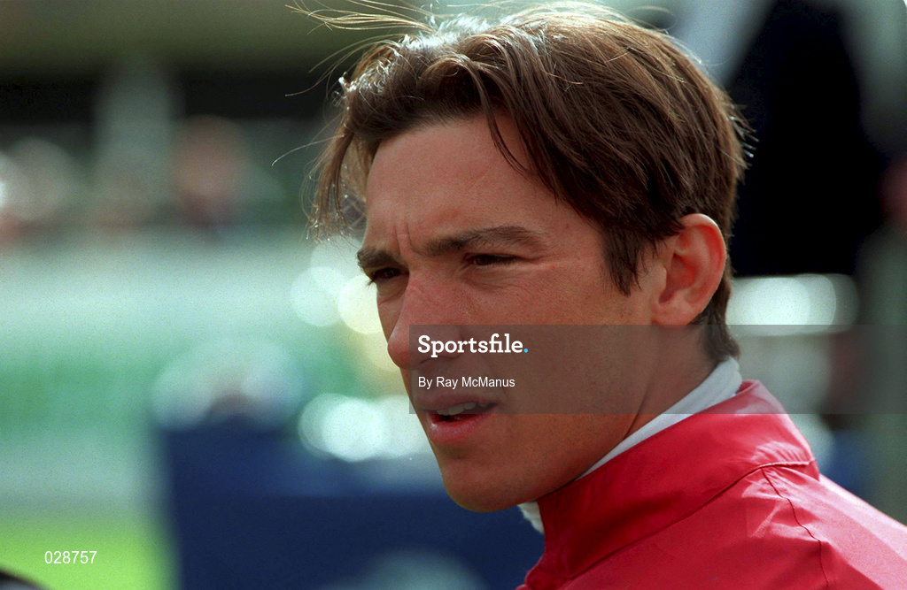 11 September 1999; Jockey Frankie Dettori during horse racing at Leopardstown Racecourse in Dublin. Photo by Ray McManus/Sportsfile