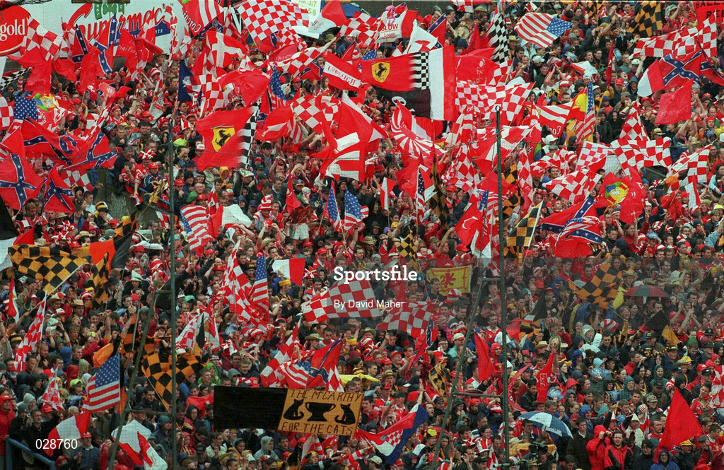 12 September 1999; Cork and Kilkenny fans. Cork v Kilkenny, All-Ireland Hurling Final, Croke Park, Dublin. Picture credit; David Maher/SPORTSFILE