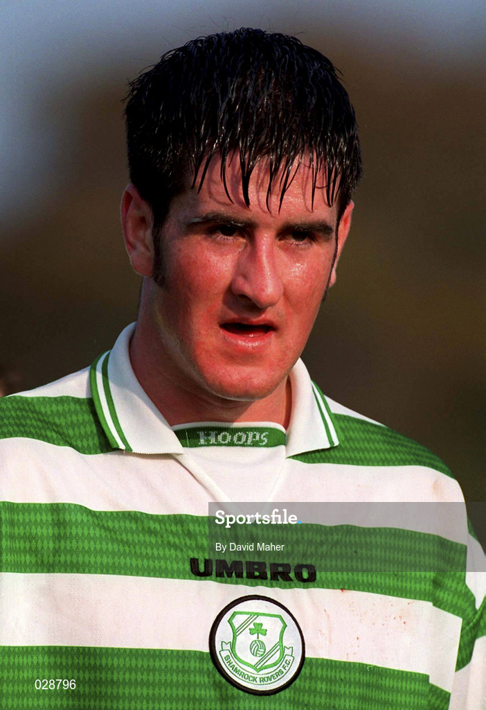 17 October 1999; Graham Lawlor of Shamrock Rovers during the Eircom League Premier Division match between Shamrock Rovers and Cork City at Morton Stadium in Santry, Dublin. Photo by David Maher/Sportsfile
