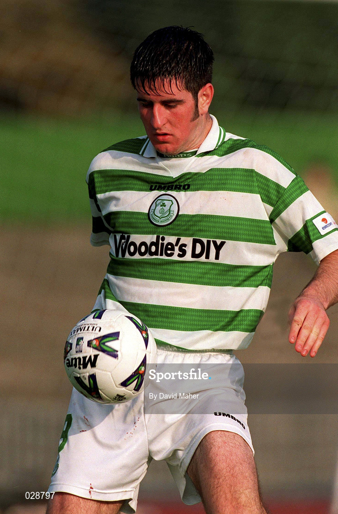 17 October 1999; Graham Lawlor of Shamrock Rovers during the Eircom League Premier Division match between Shamrock Rovers and Cork City at Morton Stadium in Santry, Dublin. Photo by David Maher/Sportsfile