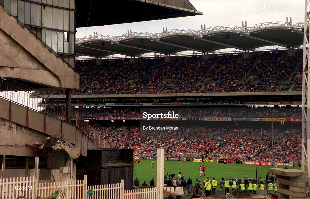 26 September 1999; The Hogan Stand and new Cusack stand prior to the GAA Football All-Ireland Senior Championship Final match between Meath and Cork at Croke Park in Dublin. Photo by Brendan Moran/Sportsfile