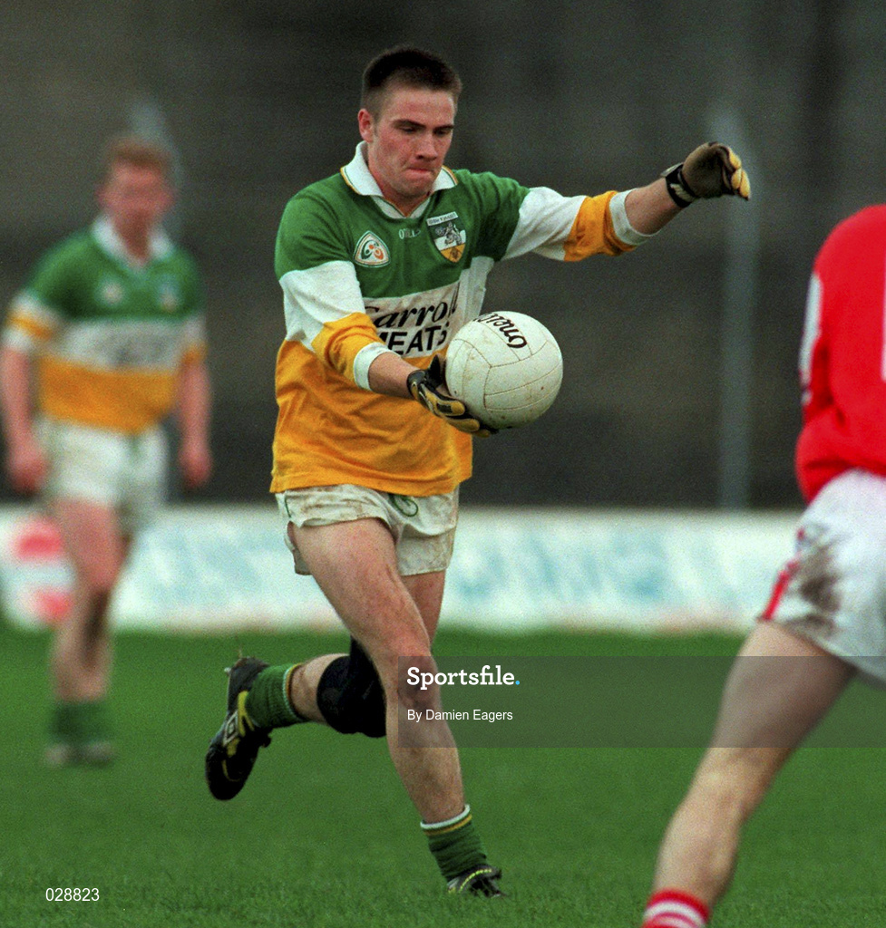 31 October 1999; James Kilmurray of Offaly during the National Football League match between Offaly and Louth at O'Connor Park in Tullamore, Offaly. Photo by Damien Eagers/Sportsfile