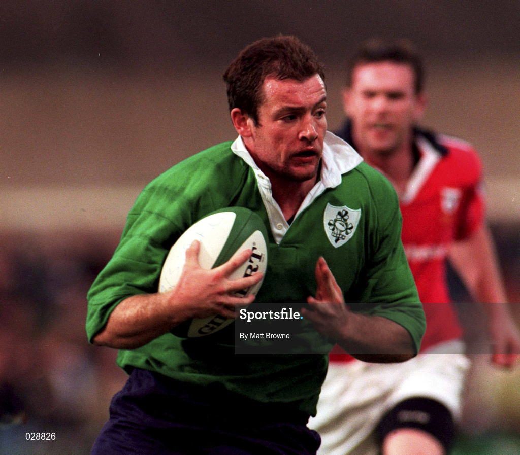 10 September 1999; James Topping of Ireland during the Representative Match between Munster and Ireland XV at Musgrave Park in Cork. Photo by Matt Browne/Sportsfile