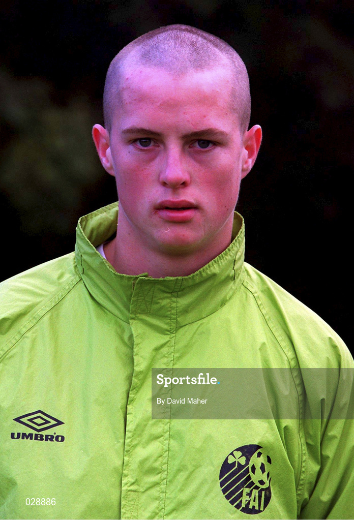 29 October 1999; Jonathon Daly during a Republic of Ireland U16 squad training session in Dublin. Photo by David Maher/Sportsfile