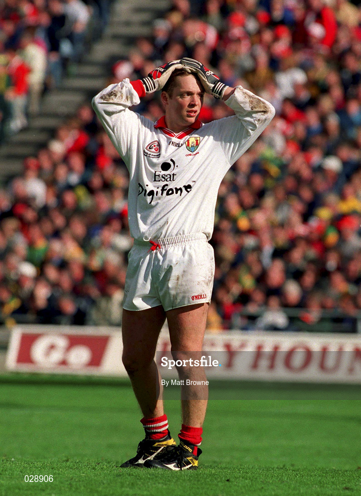 26 September 1999; Kevin O'Dwyer of Cork during the GAA Football All-Ireland Senior Championship Final match between Meath and Cork at Croke Park in Dublin. Photo by Matt Browne/Sportsfile