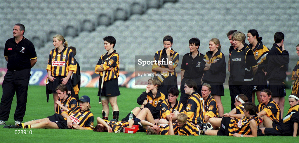 12 September 1999; Kilkenny players following the All Ireland Senior Hurling Championship Final match between Cork and Kilkenny at Croke Park in Dublin. Photo by Brendan Moran/Sportsfile