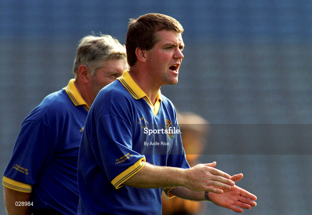 5 September 1999; Tipperary selector Michael Cleary during the Bórd na Gaeilge All-Ireland Senior Camogie Championship Final between Tipperary and Kilkenny at Croke Park in Dublin. Photo by Aoife Rice/Sportsfile