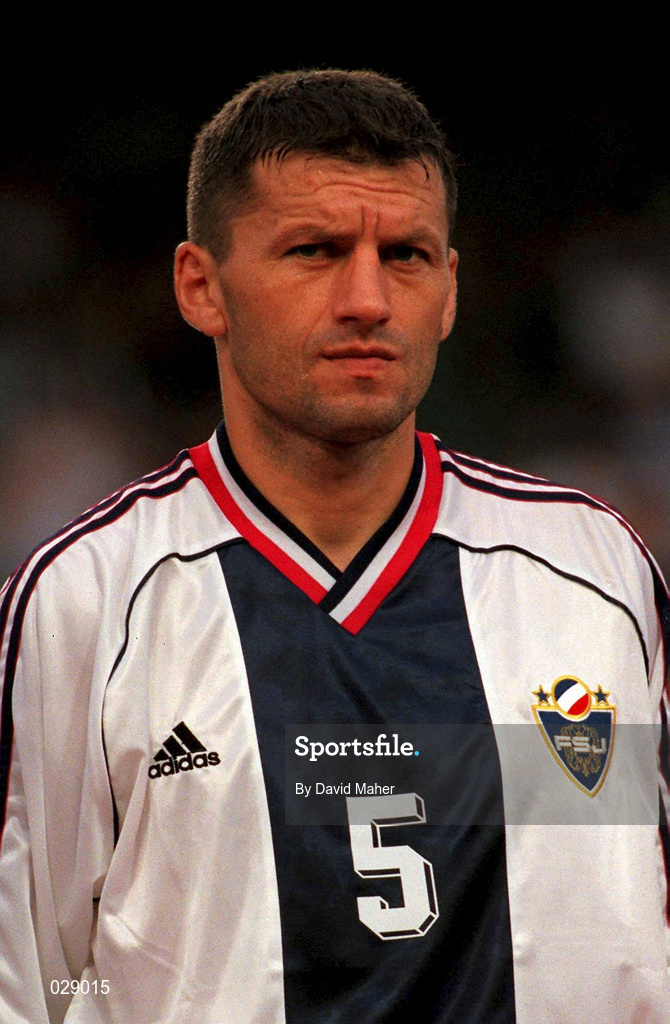 1 September 1999; Miroslav Dukic of Yugoslavia during the UEFA European Championships Qualifier match between Republic of Ireland and Yugoslavia at Lansdowne Road in Dublin. Photo by David Maher/Sportsfile