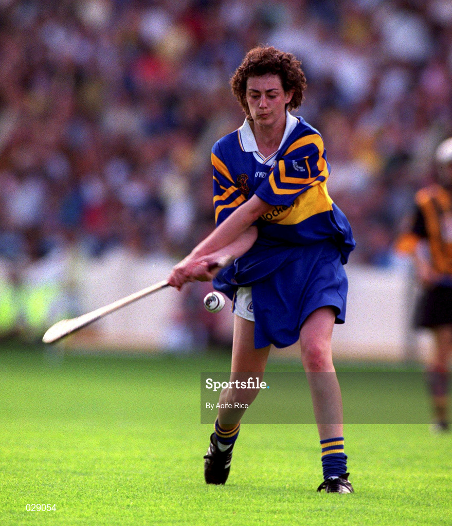 5 September 1999; Noelle Kennedy of Tipperary during the Bórd na Gaeilge All-Ireland Senior Camogie Championship Final between Tipperary and Kilkenny at Croke Park in Dublin. Photo by Aoife Rice/Sportsfile