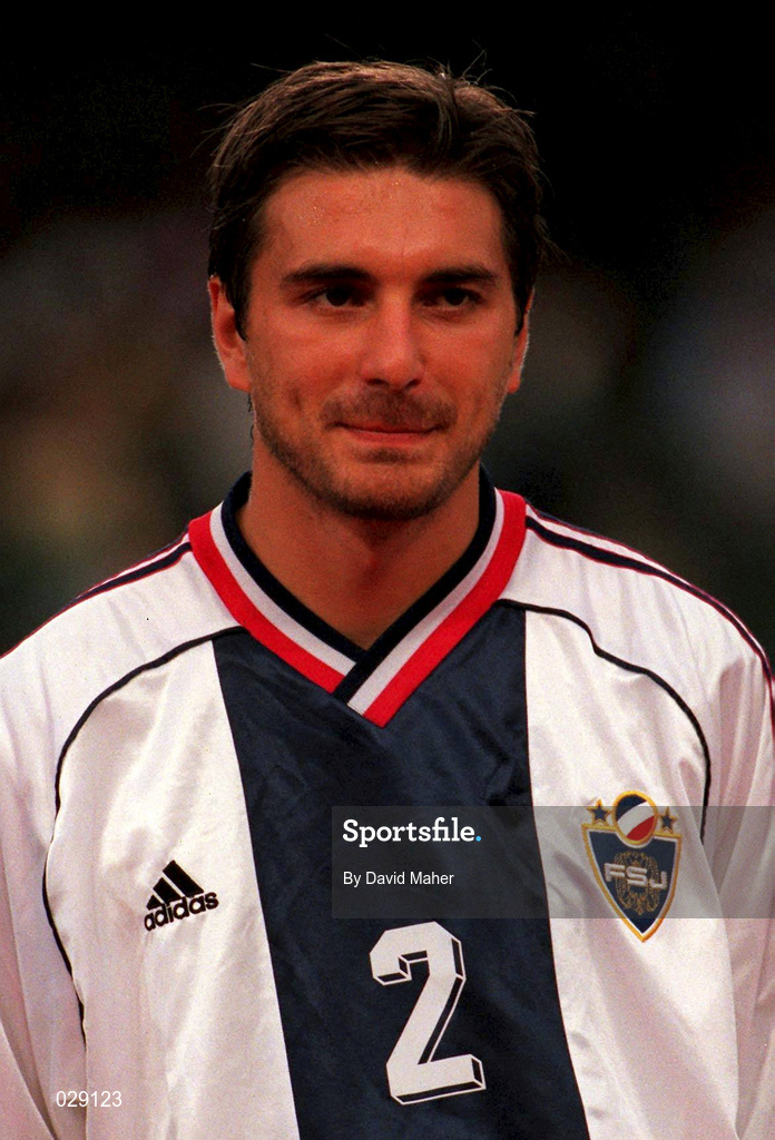 1 September 1999; Slobodan Komljenovic of Yugoslavia during the UEFA European Championships Qualifier match between Republic of Ireland and Yugoslavia at Lansdowne Road in Dublin. Photo by David Maher/Sportsfile