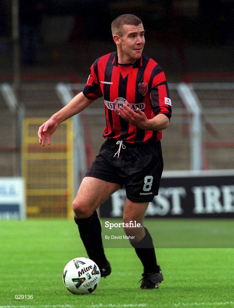 31 October 1999; Stephen Caffrey of Bohemians during the Eircom League Premier Division match between Bohemians and Sligo Rovers at Dalymount Park in Dublin. Photo by David Maher/Sportsfile