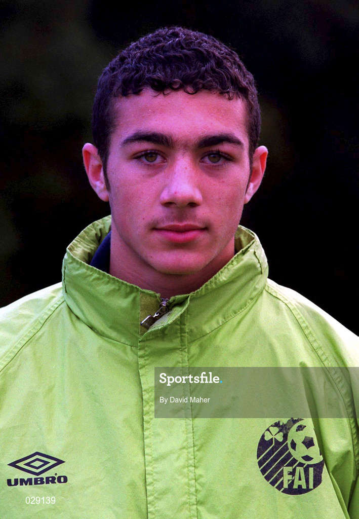 29 October 1999; Patrick McCarthy during a Republic of Ireland U16 squad training session in Dublin. Photo by David Maher/Sportsfile