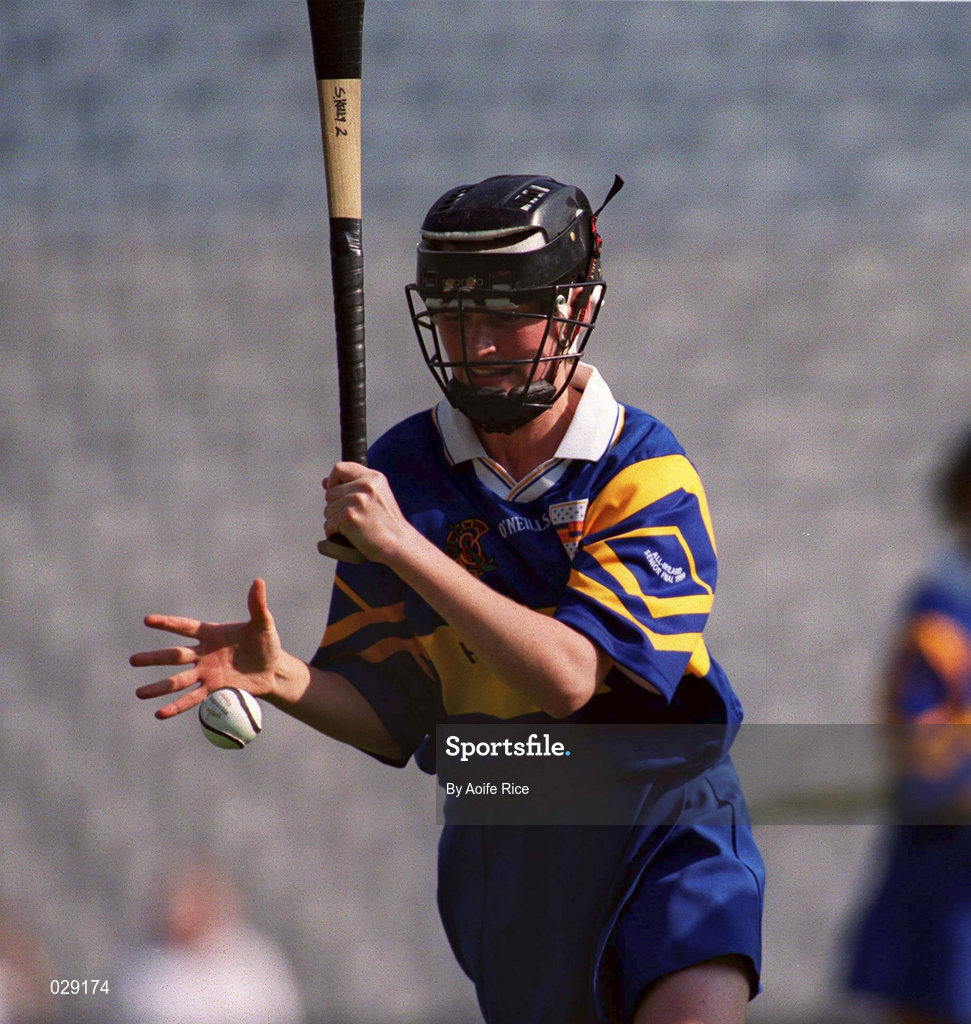 5 September 1999; Suzanne Kelly of Tipperary during the Bórd na Gaeilge All-Ireland Senior Camogie Championship Final between Tipperary and Kilkenny at Croke Park in Dublin. Photo by Aoife Rice/Sportsfile
