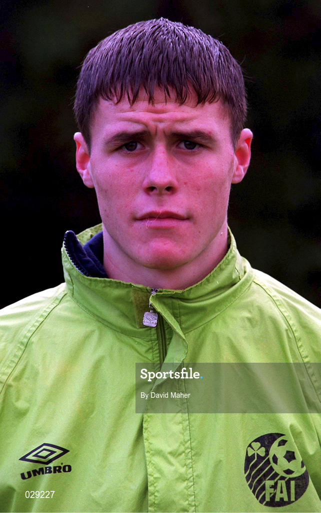 29 October 1999; Patrick McCarthy during a Republic of Ireland U16 squad training session in Dublin. Photo by David Maher/Sportsfile
