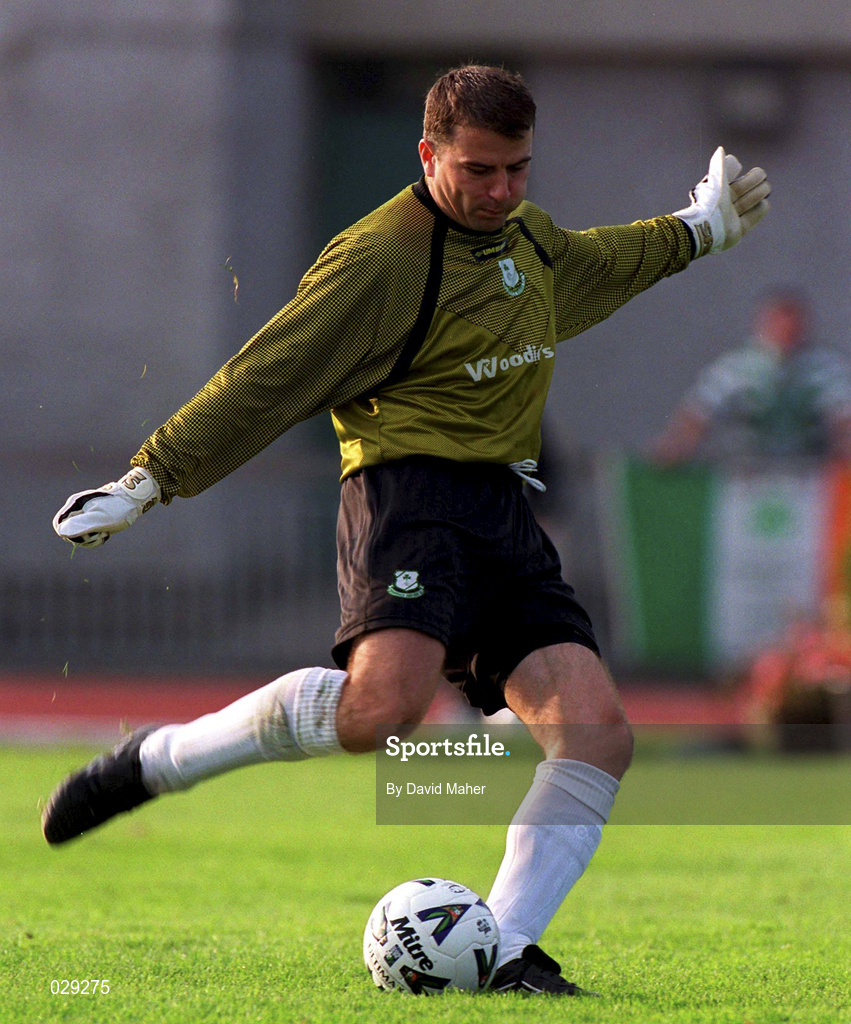 17 October 1999; Robbie Horgan of Shamrock Rovers during the Eircom League Premier Division match between Shamrock Rovers and Cork City at Morton Stadium in Santry, Dublin. Photo by David Maher/Sportsfile *** Local Caption *** 17 October 1999; x during the Eircom League Premier Division match between Shamrock Rovers and Cork City at Morton Stadium in Santry, Dublin. Photo by David Maher/Sportsfile