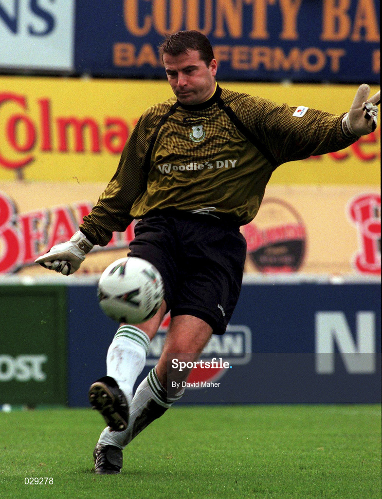 24 October 1999; Robbie Horgan of Shamrock Rovers during the Eircom League Premier Division match between St Patrick's Athletic and Shamrock Rovers at Richmond Park in Dublin. Photo by David Maher/Sportsfile