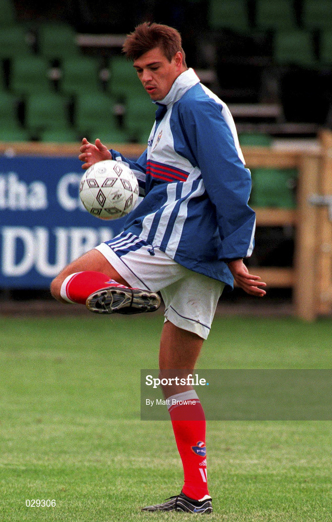 31 August 1999; Savo Milosevic during a Yugoslavia Training Session at Belfield Park in Dublin. Photo by Matt Browne/Sportsfile
