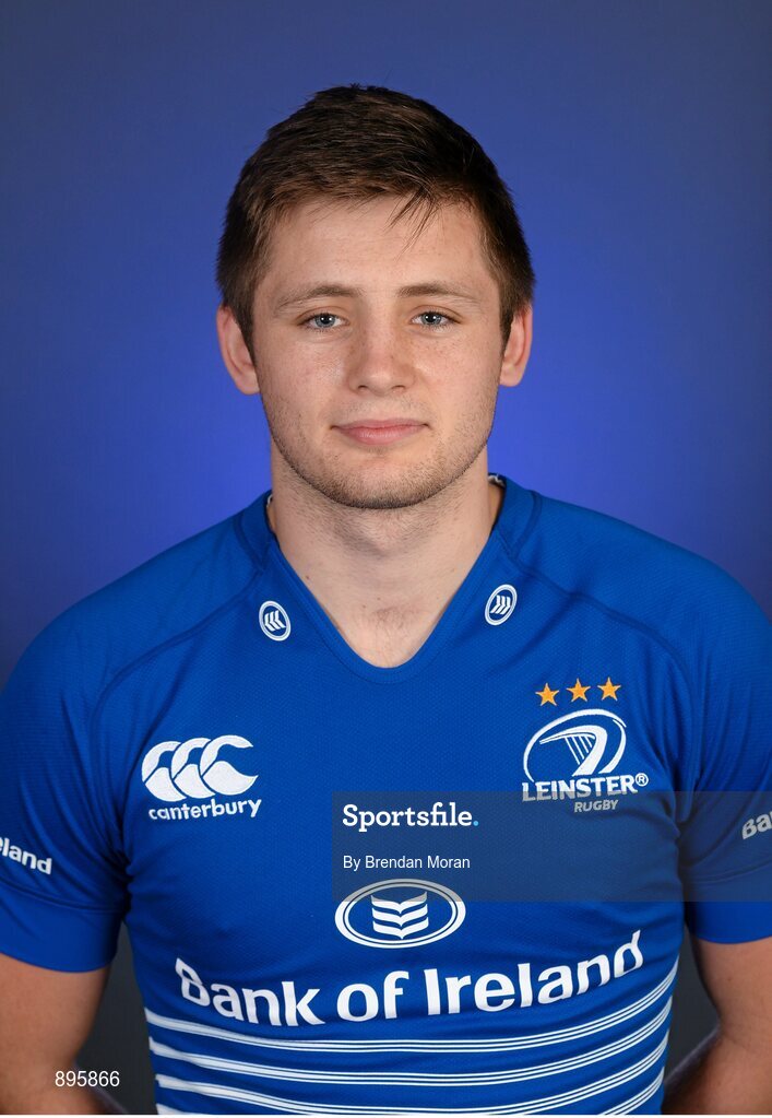 31 July 2014; Ross Byrne, Leinster Academy. Leinster Rugby Squad Headshots for Season 2014/15, Leinster Rugby, UCD, Belfield, Dublin. Picture credit: Brendan Moran / SPORTSFILE