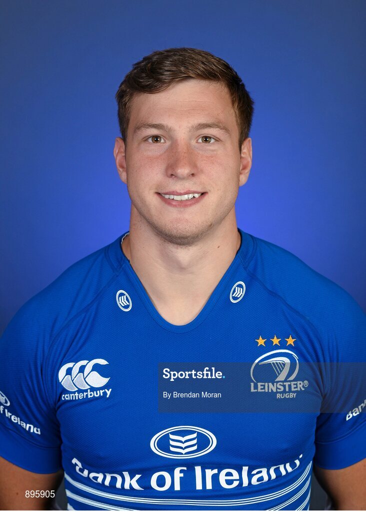 31 July 2014; Brendan Macken, Leinster. Leinster Rugby Squad Headshots for Season 2014/15, Leinster Rugby, UCD, Belfield, Dublin. Picture credit: Brendan Moran / SPORTSFILE