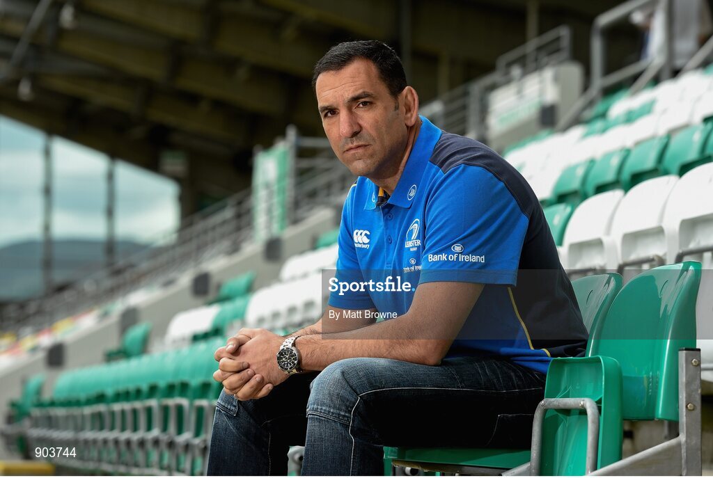 20 August 2014; Marco Caputo, Leinster scrum coach, Tallaght Stadium, Tallaght, Co. Dublin. Picture credit: Matt Browne / SPORTSFILE