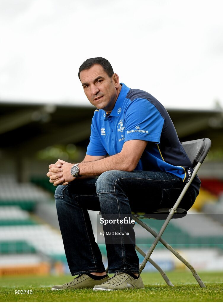 20 August 2014; Marco Caputo, Leinster scrum coach, Tallaght Stadium, Tallaght, Co. Dublin. Picture credit: Matt Browne / SPORTSFILE