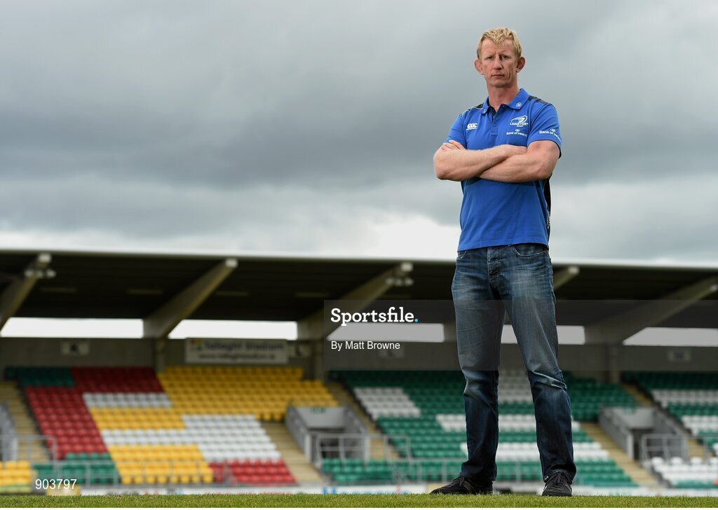 20 August 2014; Leo Cullen, Leinster forwards coach. Tallaght Stadium, Tallaght, Co. Dublin. Picture credit: Matt Browne / SPORTSFILE