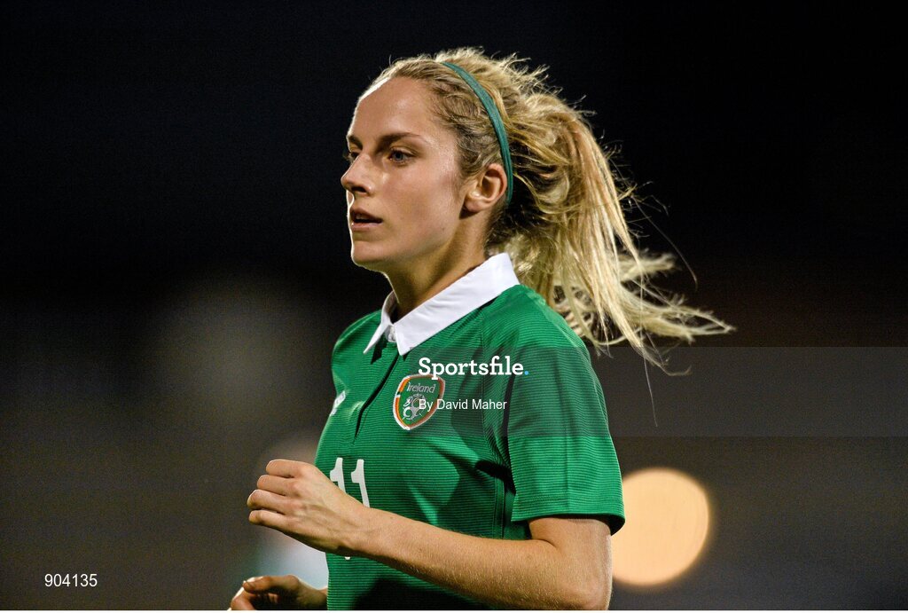 20 August 2014; Julie Ann Russell, Republic of Ireland. FIFA Women's World Cup Qualifier, Group 1, Republic of Ireland v Slovenia. Tallaght Stadium, Tallaght, Co. Dublin. Picture credit: David Maher / SPORTSFILE