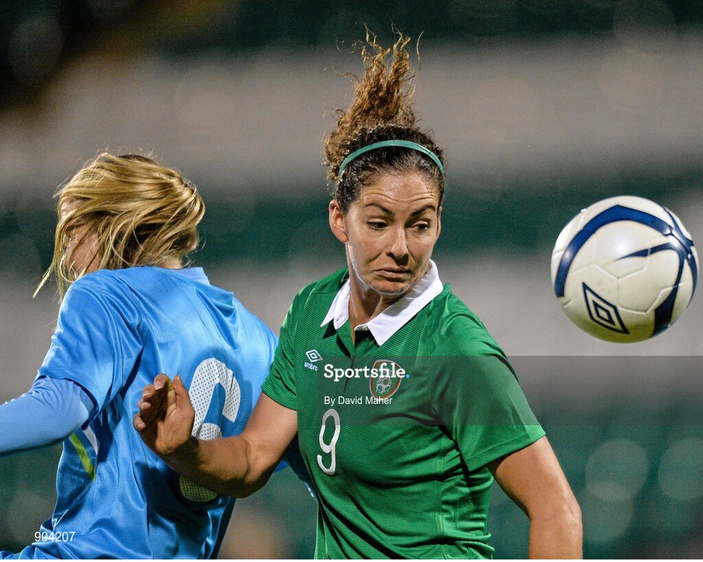 20 August 2014; Fiona O'Sullivan, Republic of Ireland. FIFA Women's World Cup Qualifier, Group 1, Republic of Ireland v Slovenia. Tallaght Stadium, Tallaght, Co. Dublin. Picture credit: David Maher / SPORTSFILE