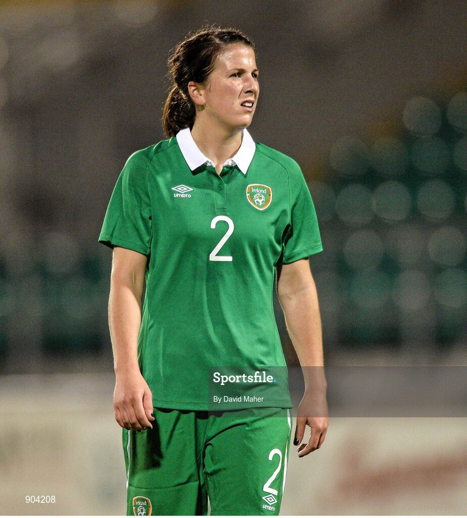 20 August 2014; Niamh Fahey, Republic of Ireland. FIFA Women's World Cup Qualifier, Group 1, Republic of Ireland v Slovenia. Tallaght Stadium, Tallaght, Co. Dublin. Picture credit: David Maher / SPORTSFILE