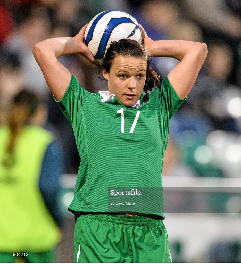 20 August 2014; Aine O'Gorman, Republic of Ireland. FIFA Women's World Cup Qualifier, Group 1, Republic of Ireland v Slovenia. Tallaght Stadium, Tallaght, Co. Dublin. Picture credit: David Maher / SPORTSFILE