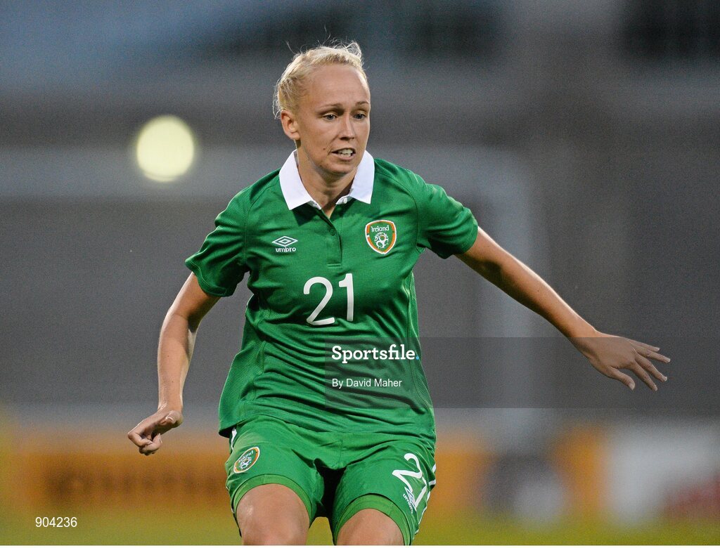 20 August 2014; Stephanie Roche, Republic of Ireland. FIFA Women's World Cup Qualifier, Group 1, Republic of Ireland v Slovenia. Tallaght Stadium, Tallaght, Co. Dublin. Picture credit: David Maher / SPORTSFILE