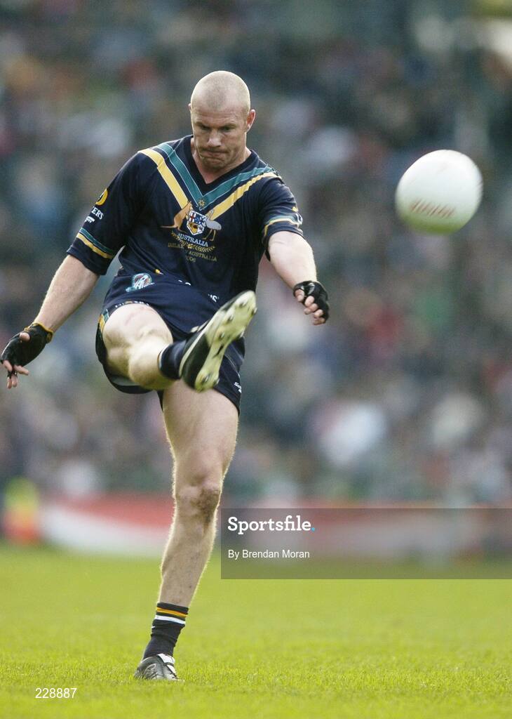 5 November 2006; Barry Hall, Australia. Coca-Cola International Rules Series 2006, Second Test, Ireland v Australia, Croke Park, Dublin. Picture credit: Brendan Moran / SPORTSFILE
