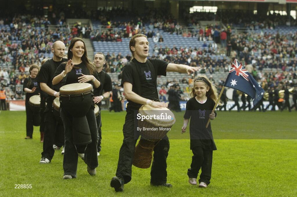 5 November 2006; Some of the pre-match entertainment before the game. Coca-Cola International Rules Series 2006, Second Test, Ireland v Australia, Croke Park, Dublin. Picture credit: Brendan Moran / SPORTSFILE