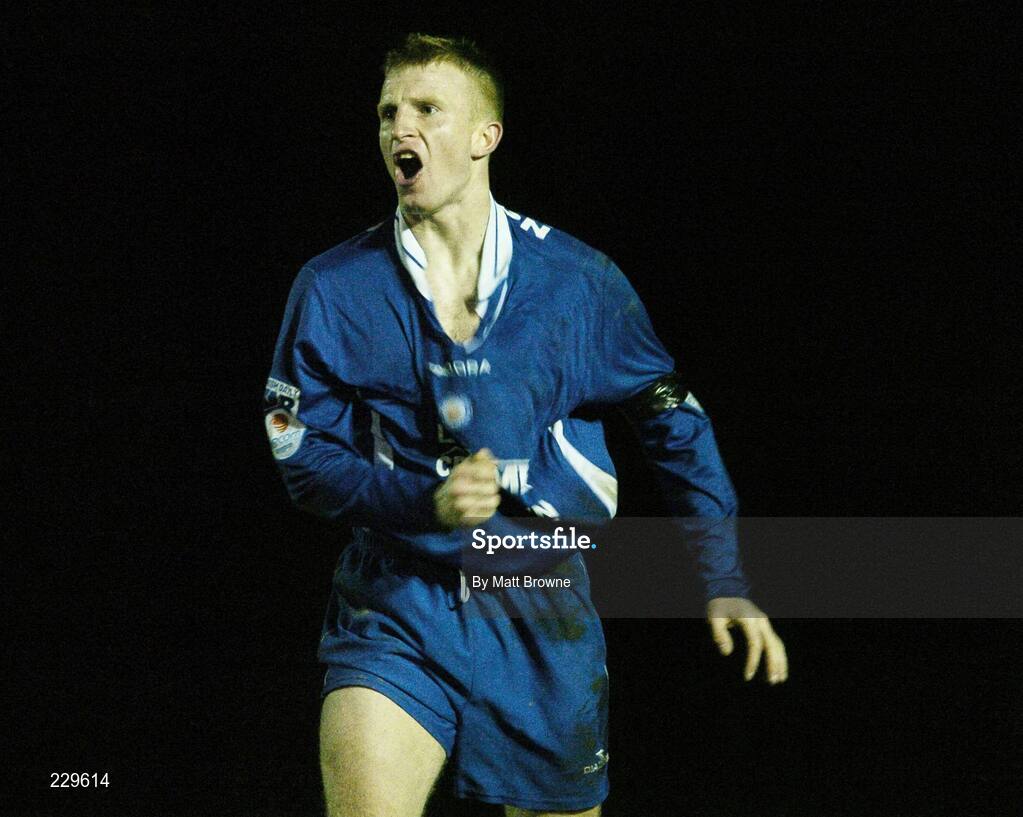 25 November 2006; Daryl Kavanagh, Waterford United, celebrates his goal against Dundalk. eircom League Premier Division / First Division Playoff 2nd Leg, Waterford United v Dundalk, RSC, Waterford. Picture credit: Matt Browne / SPORTSFILE