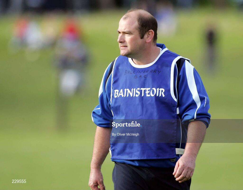 27 August 2006; Martin McKindless, Ballinderry manager. The Elk Derry Senior Football Championship Quarter Final, Bellaghy v Ballinderry, Ballinascreen, Co. Derry. Picture credit: Oliver McVeigh / SPORTSFILE