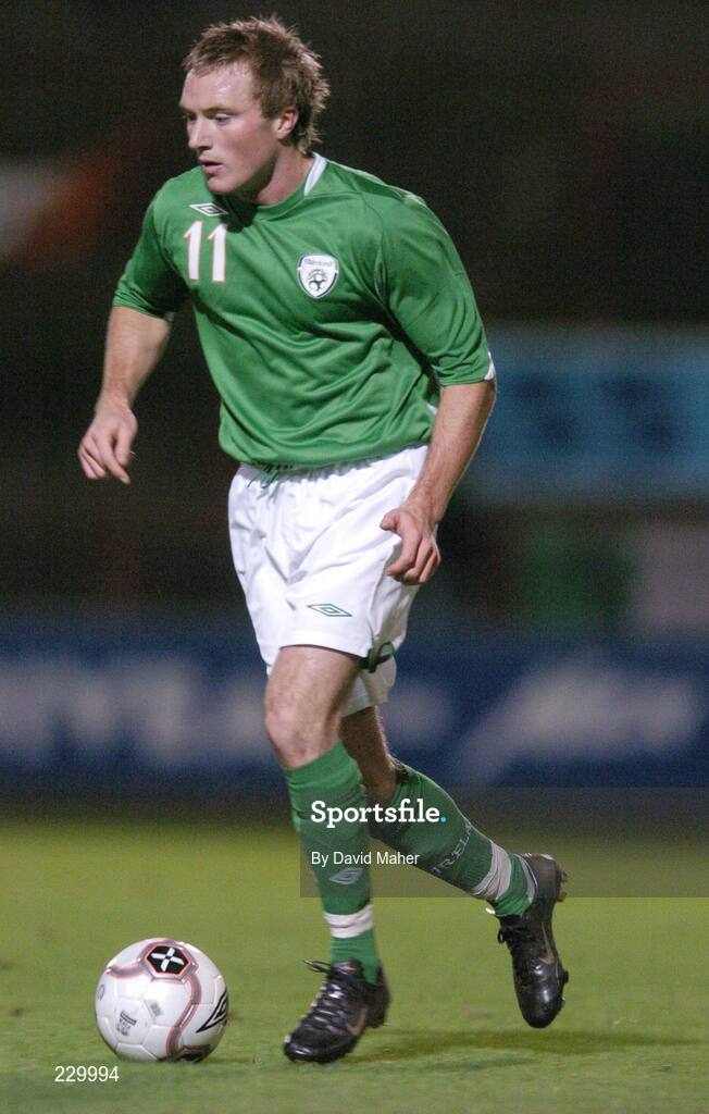 14 November 2006; Alan O'Brien, Republic of Ireland 'B'. 'B' International, Republic of Ireland 'B' v Scotland 'B', Dalymount Park, Dublin. Picture credit: David Maher / SPORTSFILE
