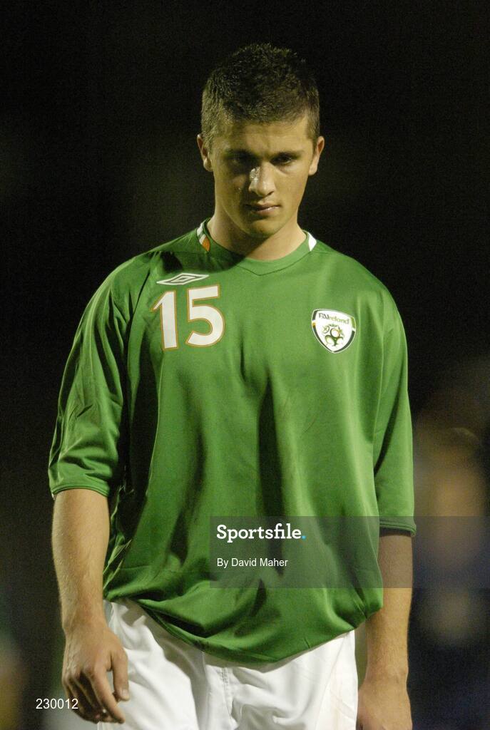 14 November 2006; Shane Long, Republic of Ireland 'B'. B International, Republic of Ireland 'B' v Scotland 'B', Dalymount Park, Dublin. Picture credit: David Maher / SPORTSFILE