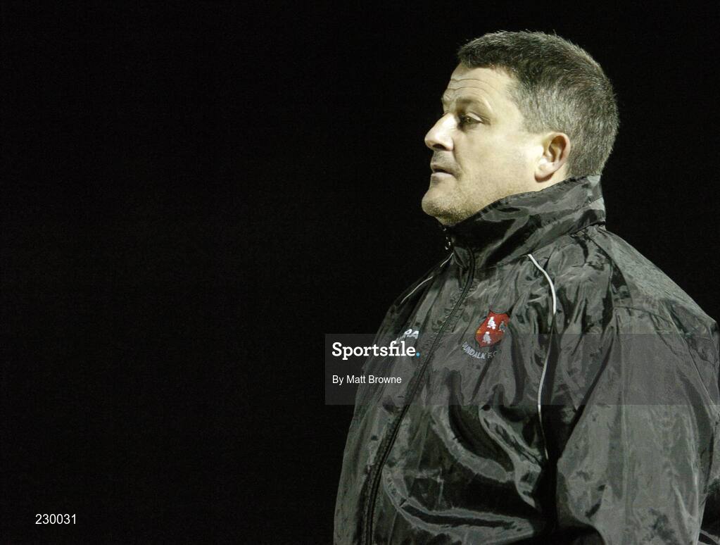 25 November 2006; John Gill, Manager, Dundalk. Eircom League Premier Division, First Division Playoff 2nd Leg, Waterford United v Dundalk, RSC, Waterford. Picture credit: Matt Browne / SPORTSFILE