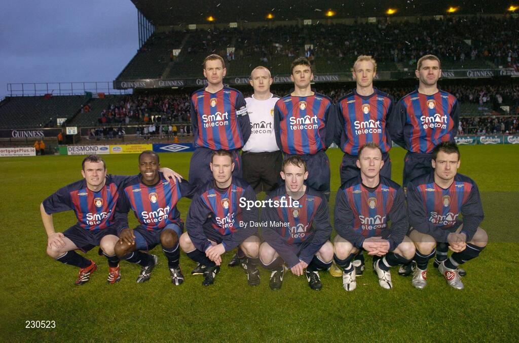 3 December 2006; St Patrick's Athletic team. FAI Carlsberg Senior Challenge Cup Final, Derry City v St Patrick's Athletic, Lansdowne Road, Dublin. Picture credit: David Maher / SPORTSFILE