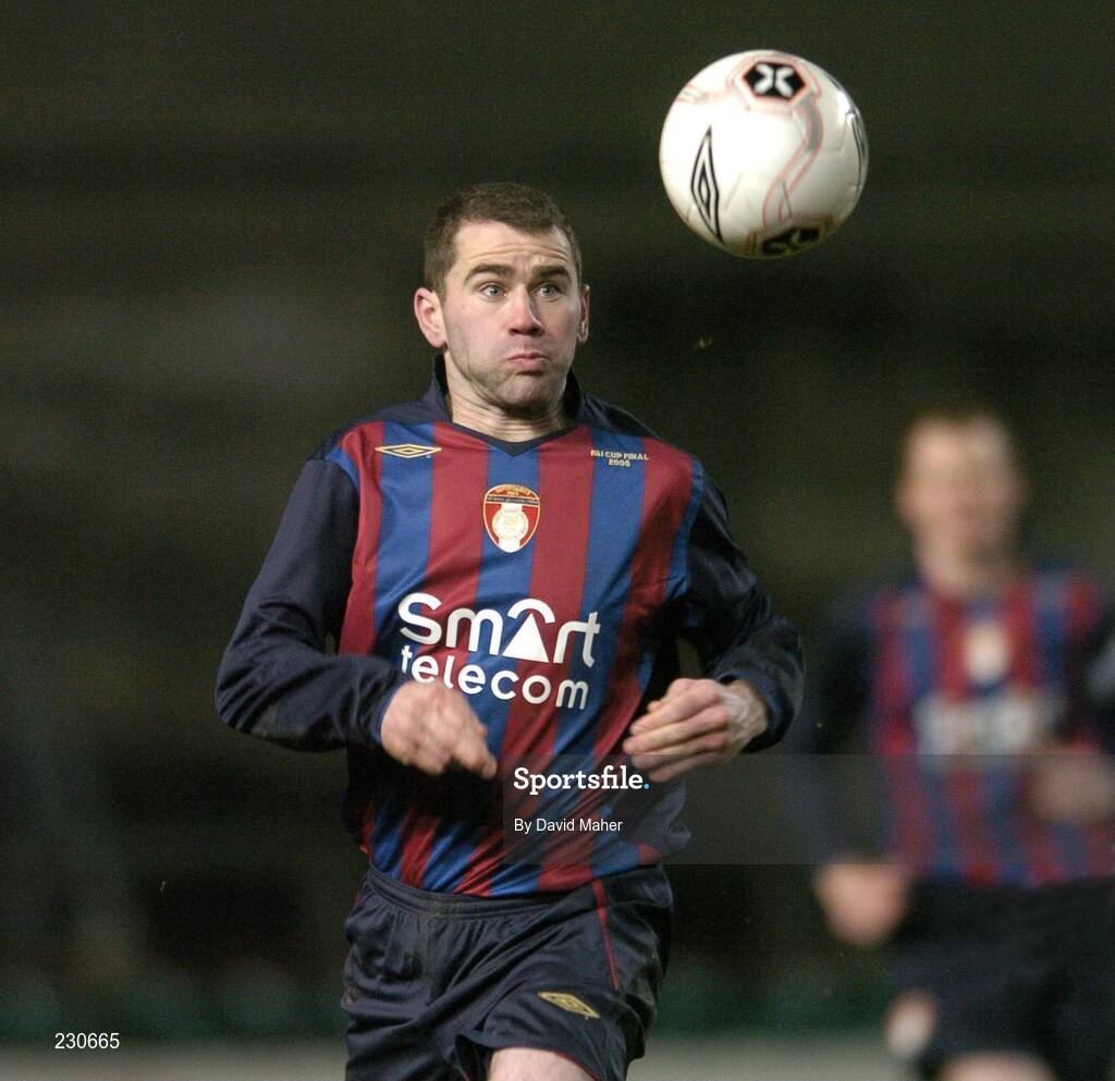 3 December 2006; Dave Mulcahy, St Patrick's Athletic. FAI Carlsberg Senior Challenge Cup Final, Derry City v St Patrick's Athletic, Lansdowne Road, Dublin. Picture credit: David Maher / SPORTSFILE