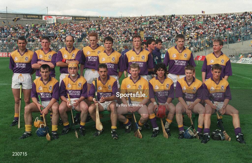 14 July 1996; The Wexford Team. Leinster Senior Hurling Championship Final, Wexford v Offaly, Croke Park, Dublin. Picture credit Ray McManus / SPORTSFILE