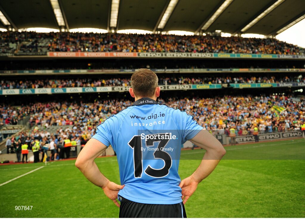 31 August 2014; Alan Brogan, Dublin, after the game. GAA Football All Ireland Senior Championship, Semi-Final, Dublin v Donegal, Croke Park, Dublin. Picture credit: Tomas Greally / SPORTSFILE