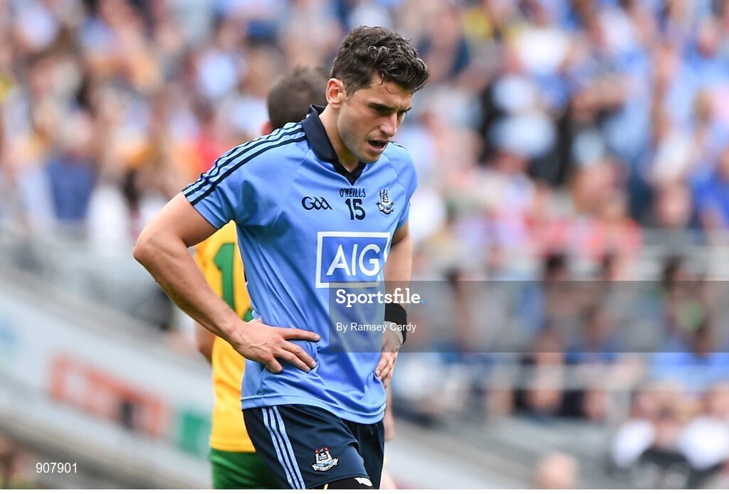 31 August 2014; Bernard Brogan, Dublin. GAA Football All Ireland Senior Championship, Semi-Final, Dublin v Donegal, Croke Park, Dublin. Picture credit: Ramsey Cardy / SPORTSFILE