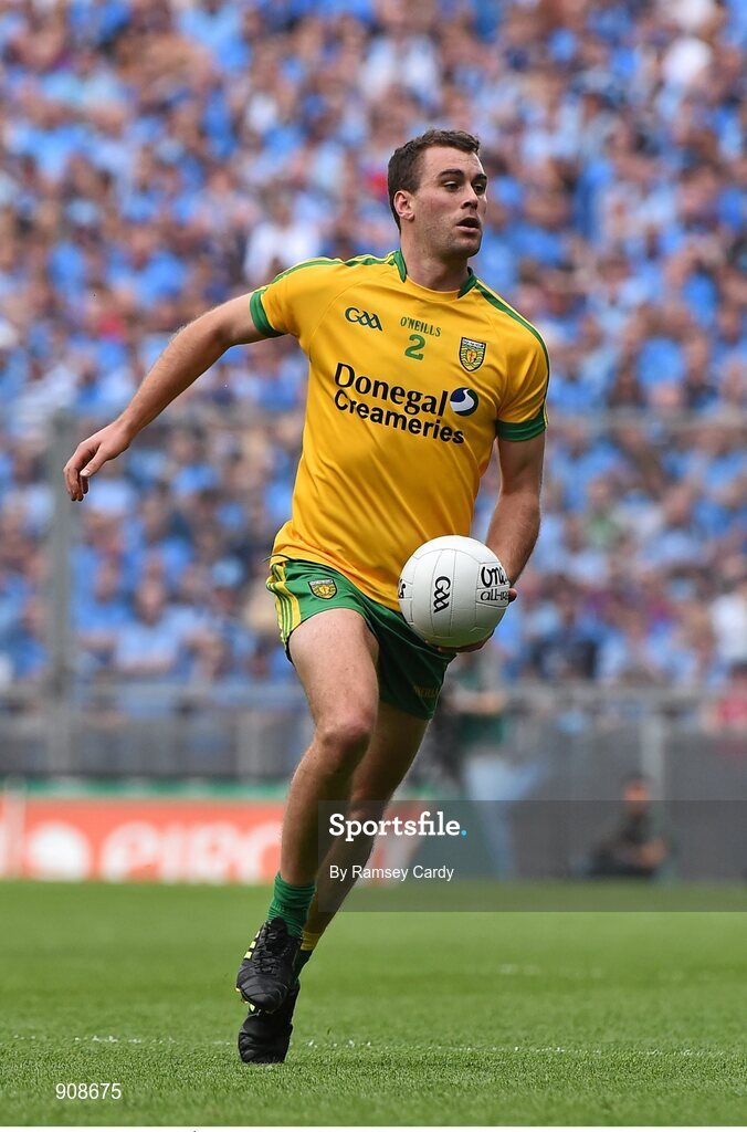 31 August 2014; Éamonn McGee, Donegal. GAA Football All Ireland Senior Championship, Semi-Final, Dublin v Donegal, Croke Park, Dublin. Picture credit: Ramsey Cardy / SPORTSFILE